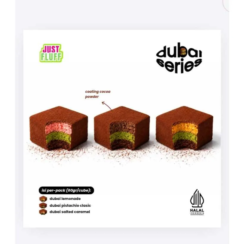 MARSHMALLOW JUSTFLUFF Mix Dubai Series 100% HALAL