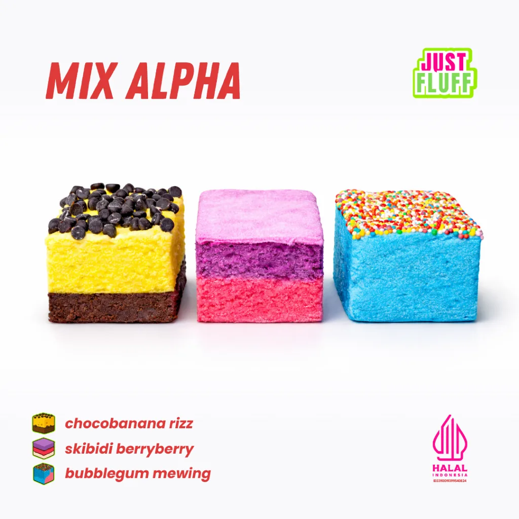 MARSHMALLOW MIX ALPHA JUSTFLUFF 1 PACK [HALAL]