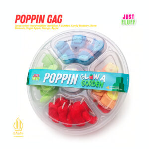 MARSHMALLOW POPPIN GLOW A GORDEN JUSTFLUFF 100% HALAL