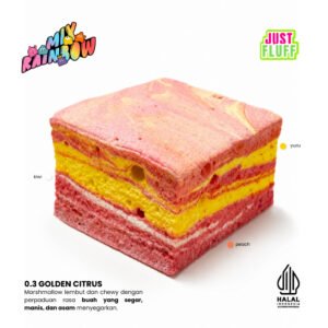 Marshmallow Justfluff Mix Rainbow | Special Birthday Justfluff 100% Halal