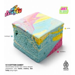 Marshmallow Justfluff Mix Rainbow | Special Birthday Justfluff 100% Halal