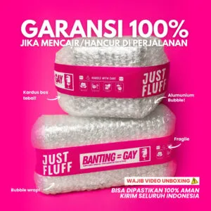 Garansi 100% jika mencair atau hancur. Kemasan aman dengan kardus tebal, bubble wrap, aluminium bubble, dan wajib video unboxing