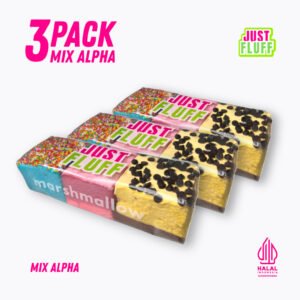Marshmallow Reguler 3 Pack Justfluff Asli Indonesia 100% Halal!