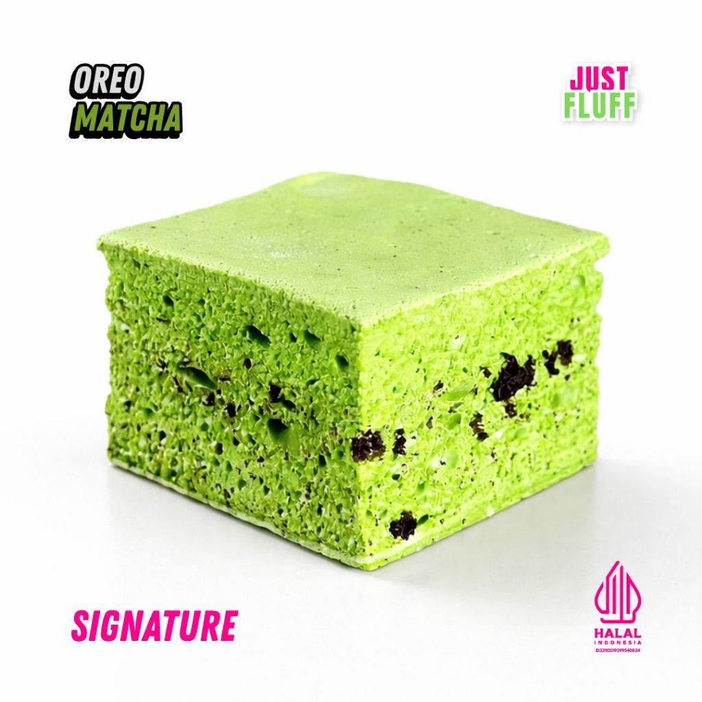 MARSHMALLOW SIGNATURE ONE CUBE JUSTFLUFF #1 HALAL 7 Marshmallow Signature One Cube Justfluff #1 Halal dengan pilihan rasa meliputi Candy Blossom, Choco Banana Rizz, Rainbow Bubblegum, Matchaoreo, Strawberry, Choco Vanilla, Choco Durian.