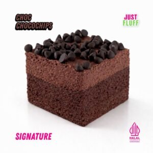 Marshmallow Signature One Cube Justfluff #1 Halal dengan pilihan rasa meliputi Candy Blossom, Choco Banana Rizz, Rainbow Bubblegum, Matchaoreo, Strawberry, Choco Vanilla, Choco Durian.