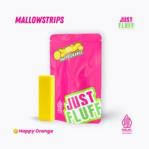 Marshmallow Strips Sour 4 Pack Complete Justfluff 100% Halal & MUI. FREE EXTRA DOUBLE PACKAGING. Grab it Fast!