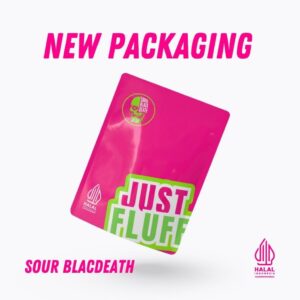 Powder Sour Blacdeath Justfluff Asli 100% Halal