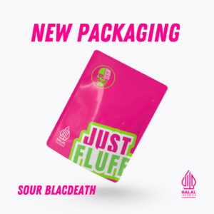 Powder Sour Blacdeath Justfluff Asli 100% Halal